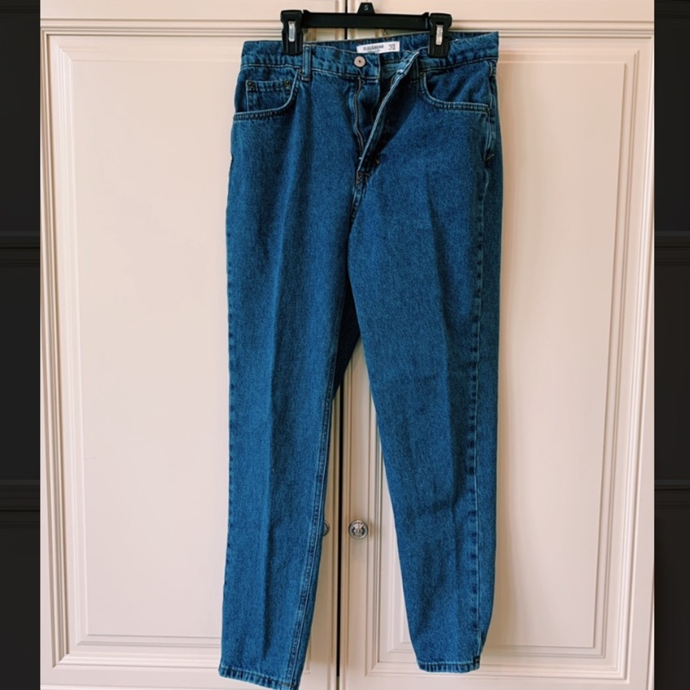 Straight leg mom jeans